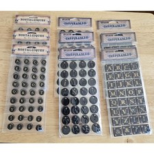 Sticko Inspirables Leather And Nostalgiques Typewriter Font Stickers Crafting