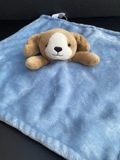 Puppy Dog Lovey Baby Blue Security Blanket Carters Plush Stuffed Animal Toy