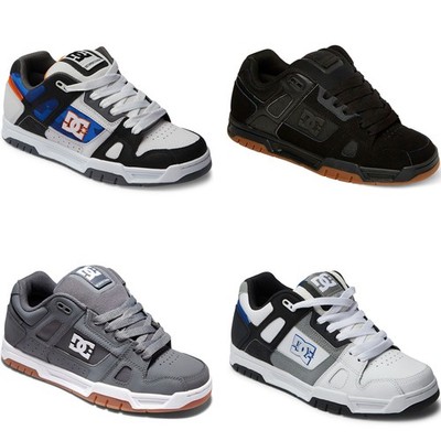DC Shoes Herren Hirsch Niedrig Wildleder Leder Skate Skater Turnschuhe Sneaker