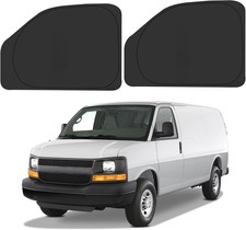 Front Side Window Sun Shade for 1996-2025 Chevy Express Cargo Van