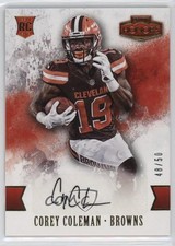2016 Panini Honors Rookie Auto Gold 48/50 Corey Coleman #88 Auto nd3