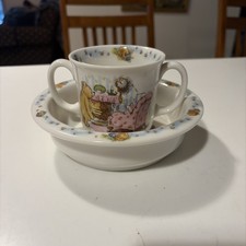 Darling Royal Doulton Classic Winnie the Pooh Baby Nursery Cereal Bowl Mug NWT