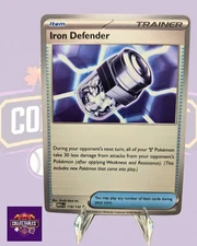 Iron Defender 118/132 Me01: Mega Evolution Regular Free shipping NM Pokémon