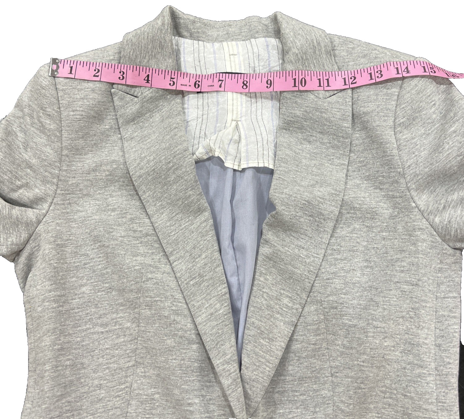 Zara Basic  Gray Jersey Knit Soft Women's Long Sl… - image 8