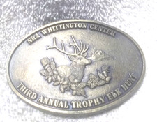 NFR Whittington Center 3rd Annual Elk Hunt Buckle National Rifle Association