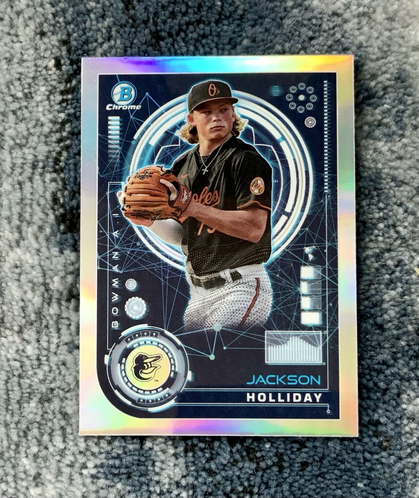 Jackson Holliday 2024 Bowman Chrome - Bowman AI #BAI-6 (RC)