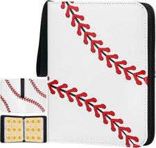 Baseball Card Binder - 9 Pocket, Premium PU Card Book, Card Holder Binder, Compa