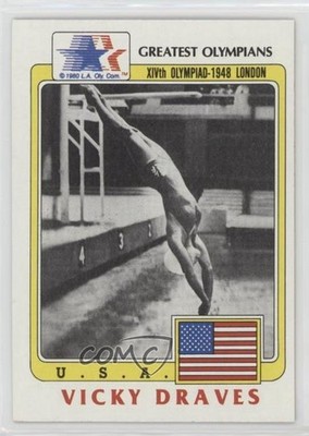 1983 History's Greatest Olympians Vicky Draves #79 2k3