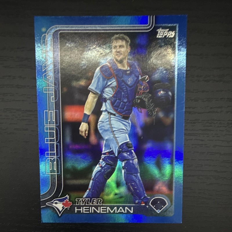 2025 Topps Update Series Tyler Heineman #US91 Blue Rainbow Foil /150