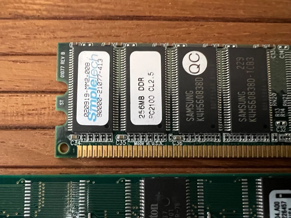 PC 2100 256 MB Lot Of 9 Desktop RAM / Memory - Image 4 of 4