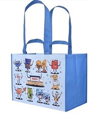 Costco Large Reusable Shopping Bag Tote Heavy Duty Sturdy 9Gal, Large ,NEW 1PC