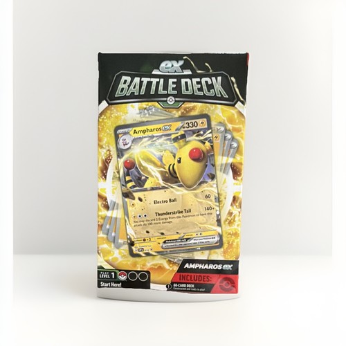Pokémon ex Battle Deck Ampharos ex Sealed 60-Card Box English 2023