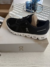 On Cloud 6 Herren Laufschuhe Sneaker Mesh Schwarz/Weiß EU 43 US 9,5