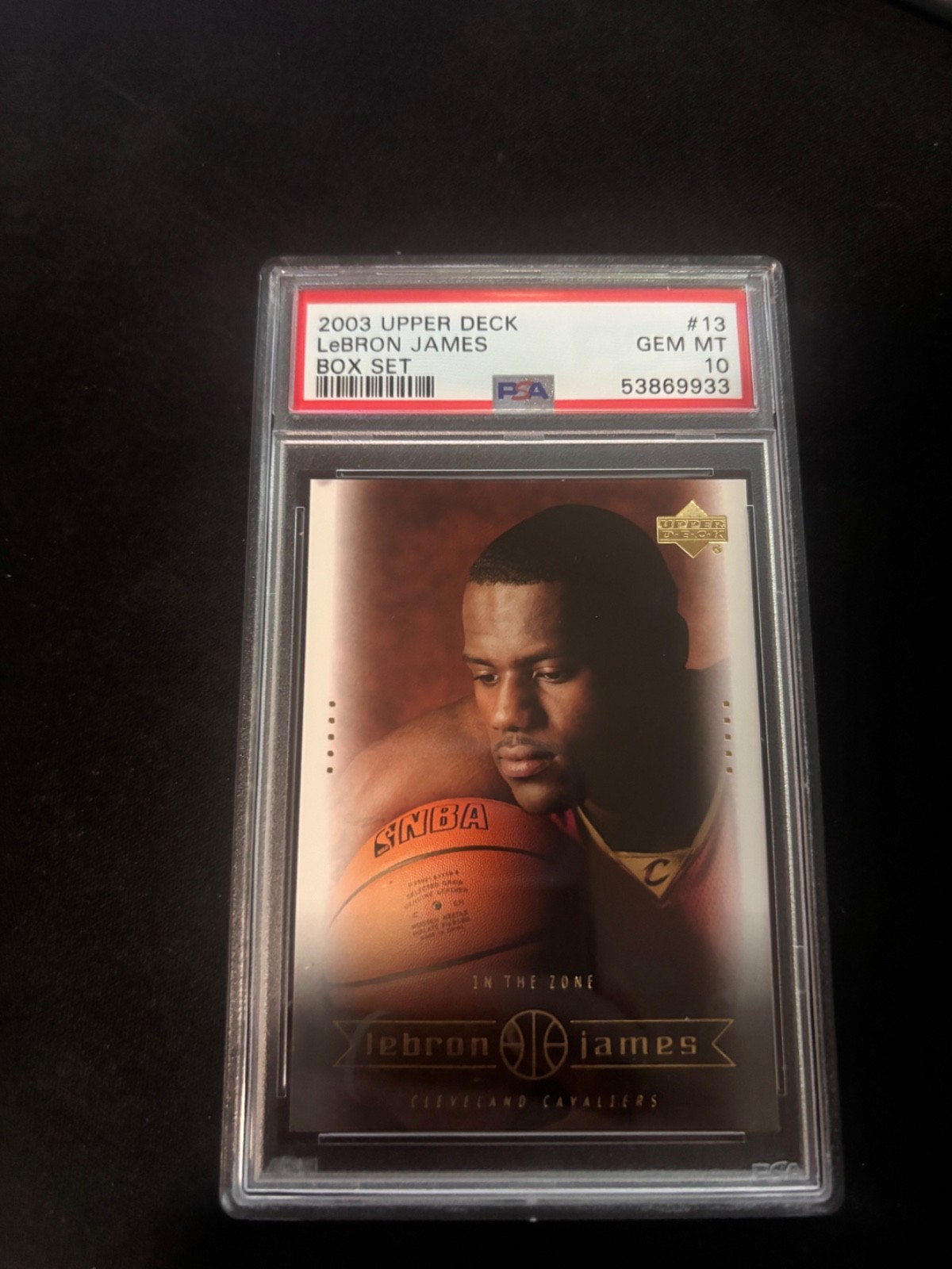 2003 Upper Deck Box Set #13 Lebron James ROOKIE PSA 10