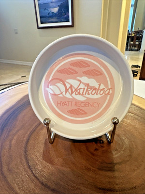Vintage Hard to Find Waikoloa Hyatt Regency Trinket Dish