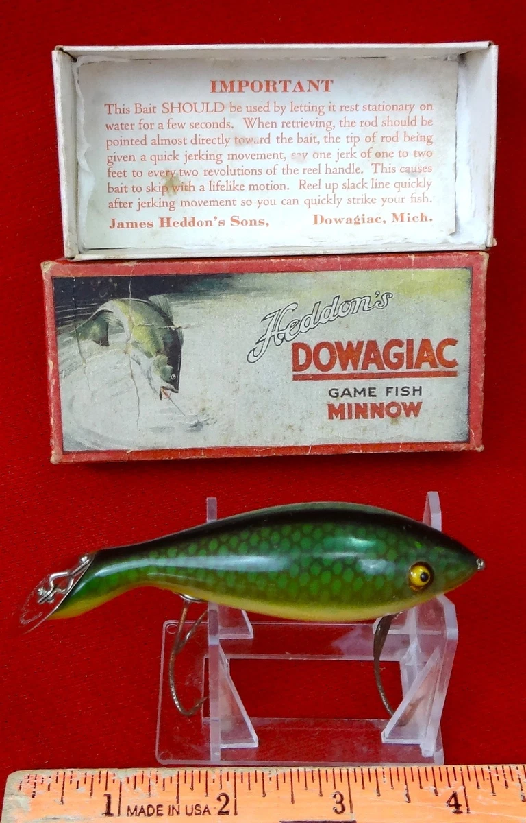Heddon Bass Wooden Vintage Fishing Lures for sale | eBay