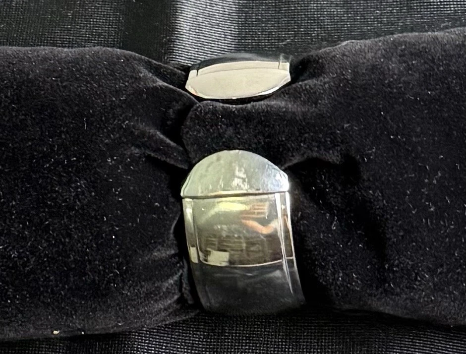 Cat In Stocking Ladies Quartz Watch Cuff Bracelet 31mm 6.5"  - Image 2 of 4