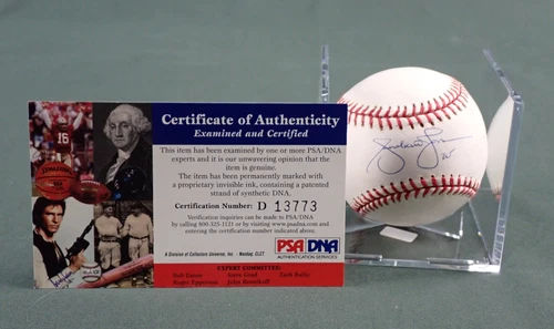ANDRUW JONES AUTOGRAPHED BASEBALL  ATLANTA BRAVES PSA AUTHENTIC