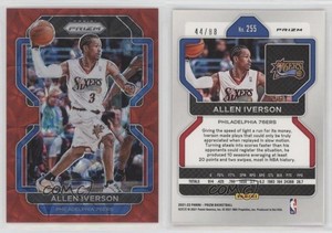 2021-22 Panini Prizm Choice Red Prizm /88 Allen Iverson #255 HOF