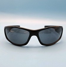 Choppers Bikers Mens Black Wrap Around Sunglasses - Skull Cross Logo 8CP6707