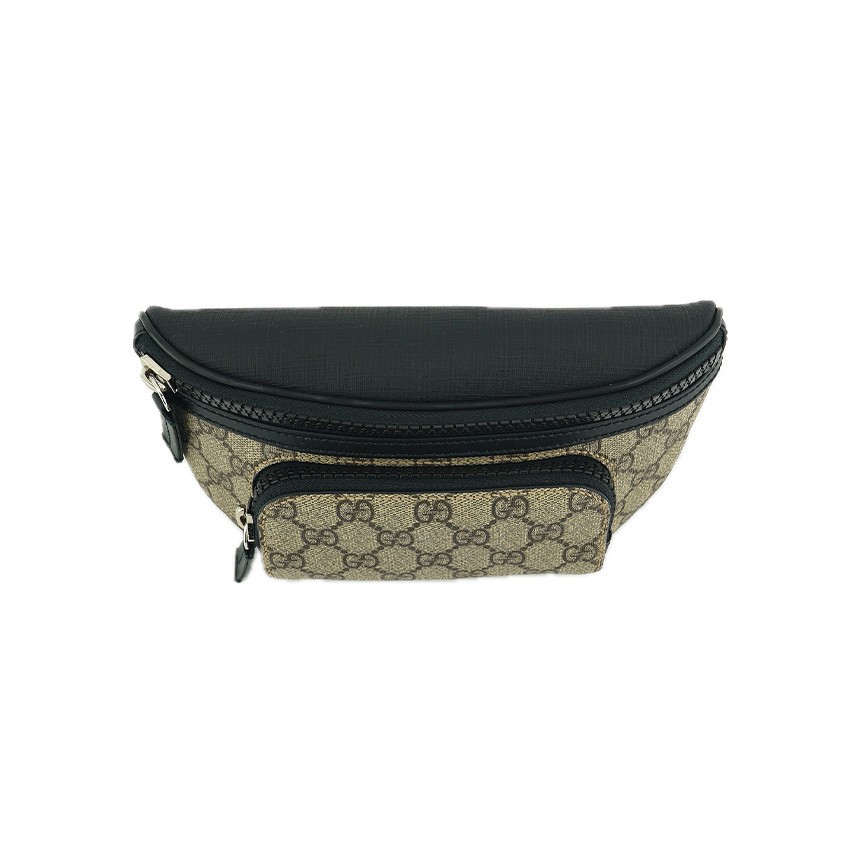 Gucci Unisex GG Supreme Belt Bag Beige Canvas 152163687 thumbnail 9