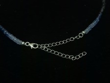 Collana Diana Ingram con acquamarina (blu) e pastello aqua con polvere di avventurina Perline di Collana Diana Ingram con acquamarina (blu) e pastello aqua con polvere di avventurina Perline di