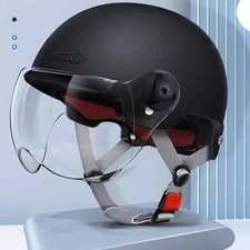 Open Face Scooter Motorbike Motorcycle Scooter Bike Helmet Sun Visor