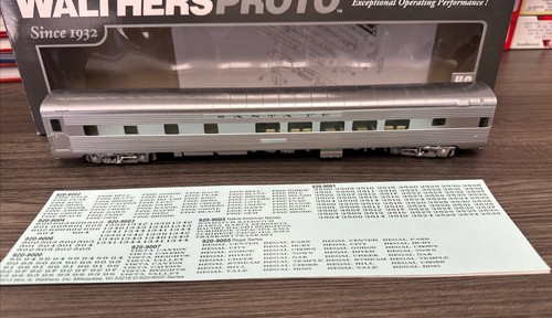 Walthers Proto 920-9003 85’ PS 29-Sitzer Passenger ATSF Super Chief gebraucht - Bild 5 von 7