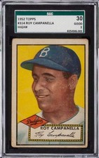 1952 Topps #314 Roy Campanella SGC 2