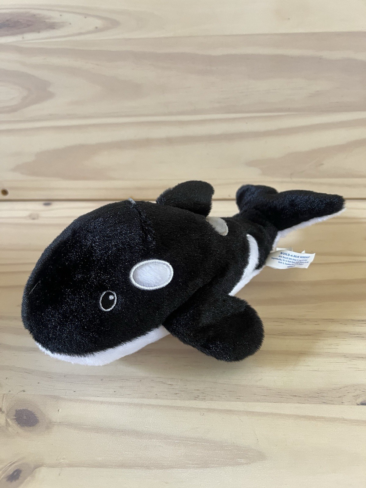 Build A Bear SeaWorld Exclusive 9 Inch Small Fry Orca Killer Whale Plush