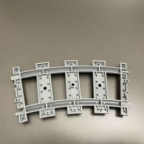 Lego 53400 Gray Curved Train Tracks Replacement Add-on Part Piece