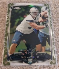 2014 Topps Chrome #207 Zack Martin Camo Refractor /499