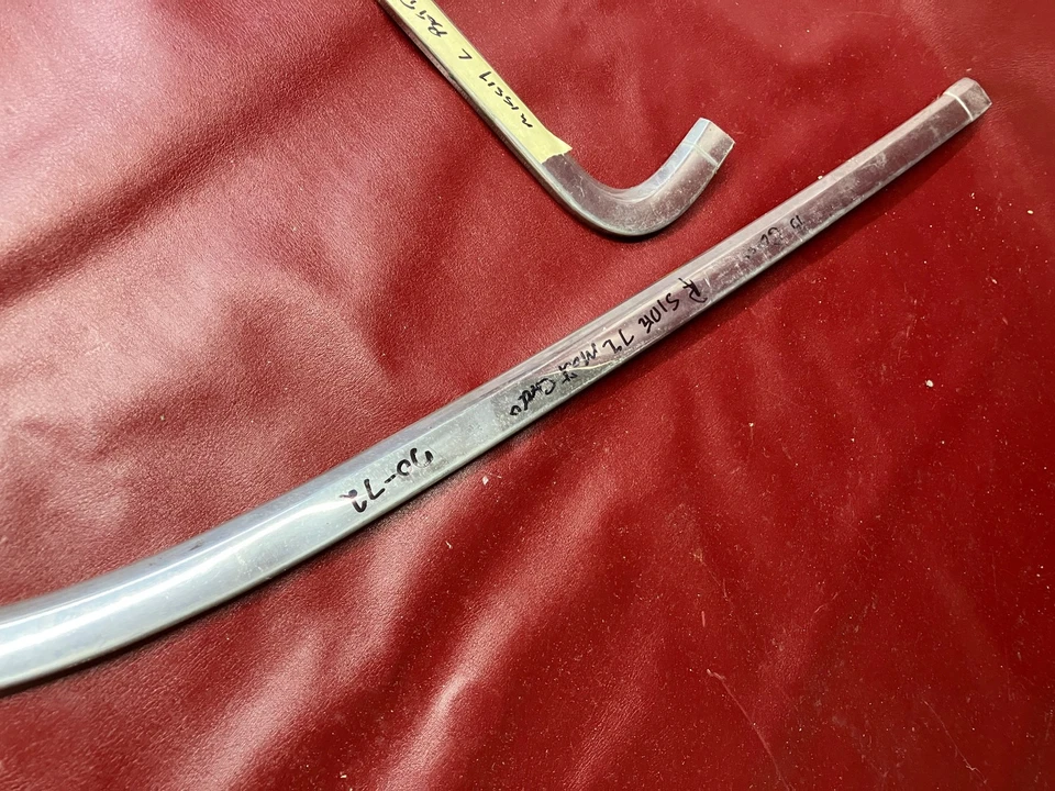 3 Piezas Chevy Monte Carlo 1970-1971-1972 Ventana Trasera Acero Inoxidable Borde Foto 2 de 4