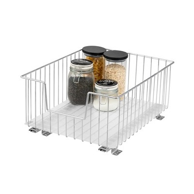 bremermann Schrank-Korbauszug 40 cm Breite // Boden-Teleskopschublade mit Einleg