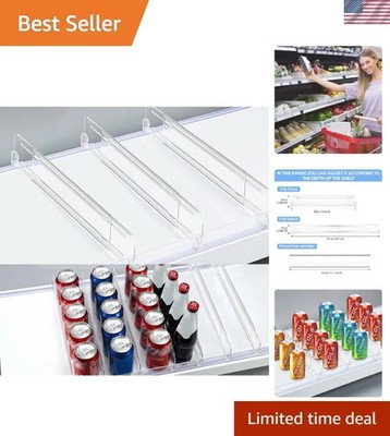 Quality 50 Pcs Acrylic Shelf Dividers 4''-24'' Adjustable - Ideal for Any Setting