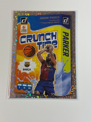 2024-25 Donruss Euroleague Crunch Time Press Proof Silver #9 Jabari Parker