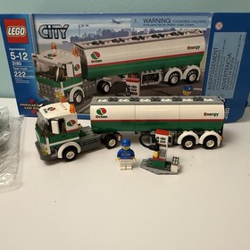 Lego City Set 3180 Tank Truck Complete Set With Box, Manual, Minifig Retired
