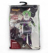ZOMBIE CLOWN HALLOWEEN COSTUME CHILD SMALL SPIRIT