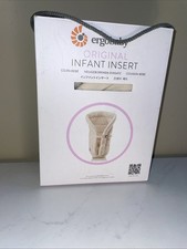 ERGOBABY Original Infant Newborn Insert in "Natural" 100 Cotton NEW OPEN BOX