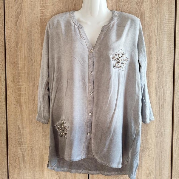 Women Key Largo Top Grey Viscose 40 / L / 48