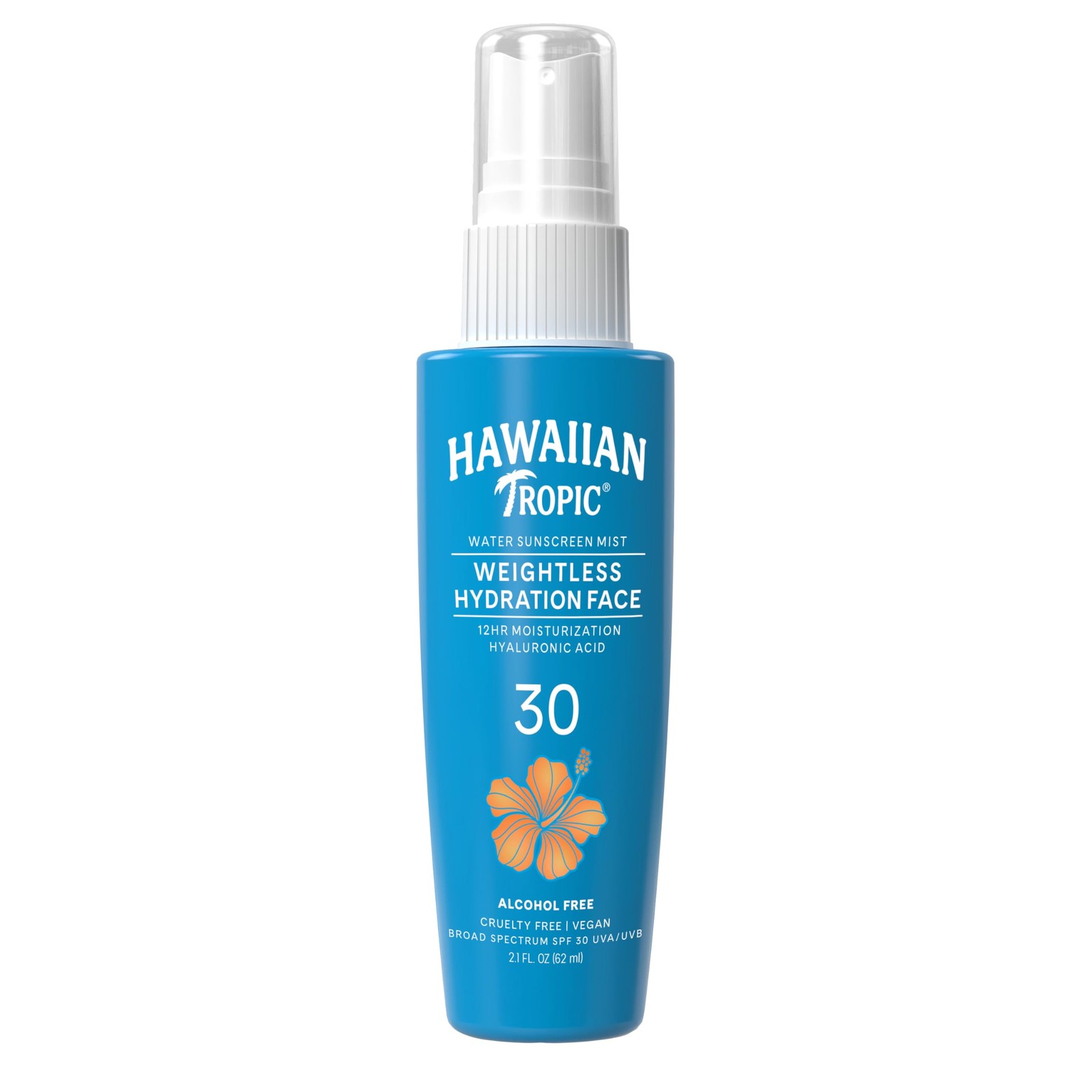 Tropic Weightless Hydration Water Mist for Face SPF 30, 2.1 