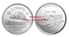 Canada 2017 5 Cents Five Cents Canadian Nickel Coin Set - Brilliant Uncirculated