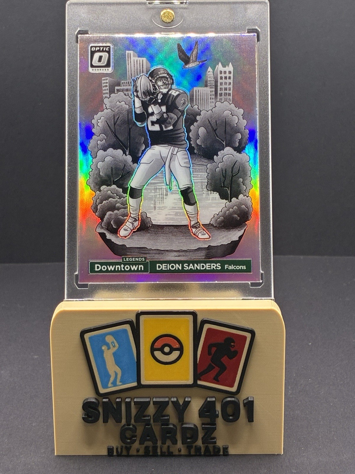 2024 Panini Donruss Optic Deion Sanders Legends Downtown! Case Hit