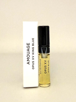 LOT OF 3 Amouage Opus XV King Blue Eau de Parfum Sample Spray 2ml BEST PRICE!