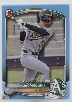 2025 Bowman Draft Sky Blue 57/499 Shotaro Morii #BD-174 0nu6