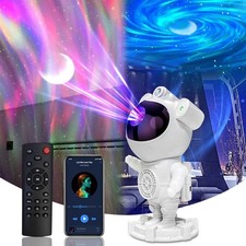 Astronaut Galaxy Projector Star Bluetooth Speakers Night Light Bedroom Decor UK