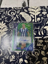 Topps Premier League Chrome 2026 Tom Watson /99 Auto Green Brighton