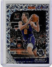 Utah Jazz JOE INGLES 2019-20 Hoops Premium Stock PRIZMS SILVER LAZER Card