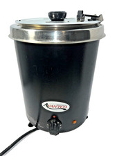 AVANTCO 6 Qt Black Soup Kettle Food Crock War...