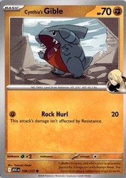 Cynthia's Gible 109/217 Mega Evolution: Ascended Heroes